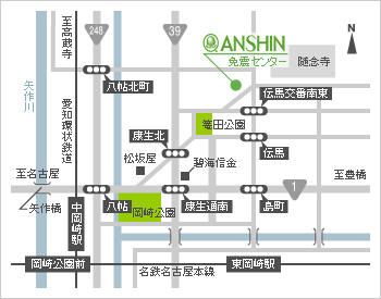 �΂̖Ɛk�����E���C�Z���^�[�̃A�N�Z�X�}�b�v